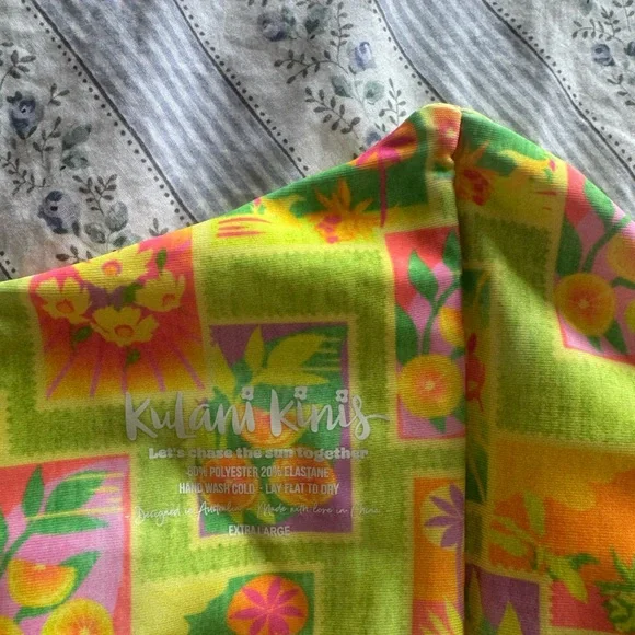 Kulani Kinis Yellow and Pink bikini - Picture 3 of 6